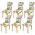 thumbnail image 1 of Funda protectora para silla ABPHQTO flores juego de 6, 1 of 4