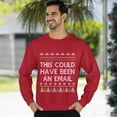 thumbnail image 3 of Christmas Sweatshirt, This Could Have Been an Email Funny Christmas Sweatshirt – Ugly Holiday Sweater for Men & Women, Office Party Gift, 3 of 5