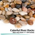 thumbnail image 4 of Gaspro 8 lbs River Rocks, Decorative Pebbles for Plants, Fish Tank, Landscaping, Highly Polished, 1 to 1 3/4 Inch, 4 of 8
