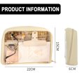 thumbnail image 2 of Estuche transparente para lápices, bolsa para marcadores de gran capacidad para niños y niñas, estuche transparente para lápices, estuche para marcadores, bolsa estacionaria para oficina, colegio,, 2 of 6