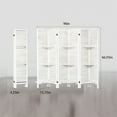 6Room Divider, FoldingScreen, Portable Freestanding Room Dividers