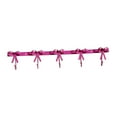thumbnail image 2 of Kuntesetty Coat Rack Wall Mount 5 Hooks Bow Shaped Coat Hat Hooks for Bags Drawing Room Pink, 2 of 9