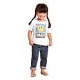 thumbnail image 4 of Retro Smile World Tour Positive Vibes Toddler Boy Girl T Shirt Infant Toddler Brisco Brands 6M, 4 of 5
