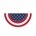 thumbnail image 2 of Nkmbld American Pleated Fan Flag, Patriotic Half Fan Bunting Flag Independence Day Flag Banner for 4th of July Memorial Day Indoor Outdoor Decoration, 2 of 8