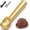 Gold, variant on 7 inch Ice Cream Scoop -One-Piece Nonstick Aluminum Ice Cream Scooper - Professional Metal Ice Cream Spoon - Durable, Easy to Use & Clean - Lightweight Cookie Spoon - Scoop Ice Cream (Sliver)