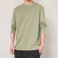 thumbnail image 4 of Enridrech T Shirt for Men Comfortable Breathable Crew Neck Tees Casual Stylish Loose Soft Long Sleeve Tee Tops, 4 of 6