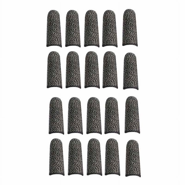 10 Paires de Manchons de Doigt pour Manette de Jeu Mobile, Réutilisables et Respirants, Anti-Sueur, Ensemble de Doigts Plein Écran