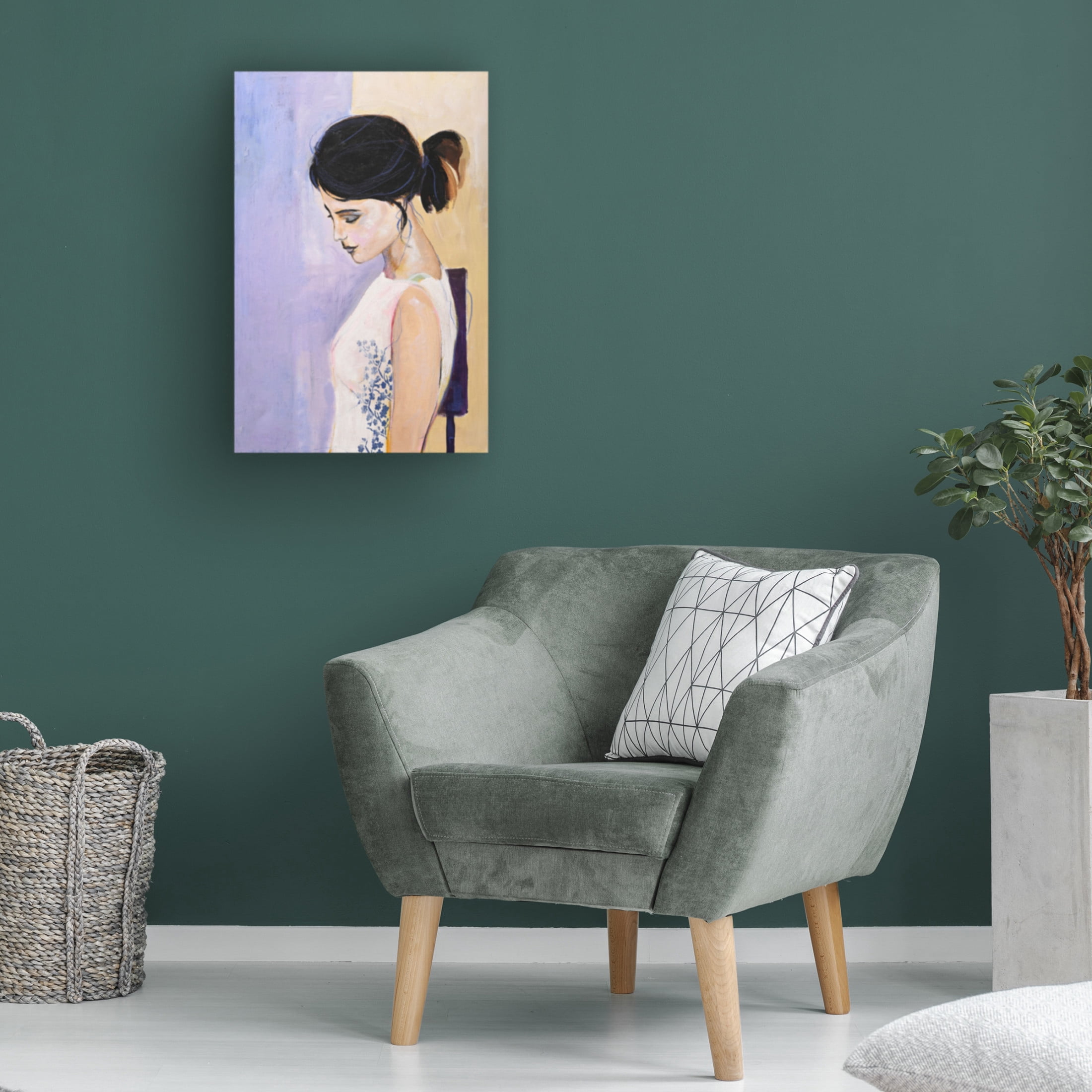Canvas Wall Art - Design Fabrikken 'Still Quiet' Wall Art for Living Room, Bedroom, or Office Décor by Trademark Fine Art - 12 x 19 Inches