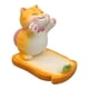 thumbnail image 4 of Soporte para teléfono móvil, accesorio de escritorio, soporte divertido para teléfono con forma de animal para sala de estar Gato amarillo, 4 of 7