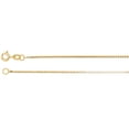 thumbnail image 1 of Jewels By Lux 14K Yellow Gold 1.2mm Solid Box Chain 7" Bracelet, 1 of 1