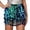 Blue, variant on QHFBli Sequin Skirt Sparkly Skirt Belly Dance Skirt Glitter Skirt Rave Sparkle Skirt Sequin Tassel Skirt Fringe Hip Scarf Women Gold One Size