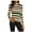 Multicoloured - black, variant on Vince Camuto Womens Striped Pullover Sweater, Multicoloured, X-Small