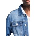 thumbnail image 6 of Victorious Men's Essential Denim Trucker Jean Jacket DK148 - Indigo - 4X-Large, 6 of 7
