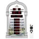 thumbnail image 1 of 2026 Azan Clock, LED Muslim Prayer Clock, Athan Wall Clock,Silver, 1 of 5