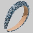 thumbnail image 2 of Fgnfyis Pearl Rhinestone Elegant Women's Fashion Headbands Party Wedding Headpiece Blue, 2 of 3