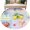 SkyBlue, variant on Summer Lemons Round Area Rug 3Ft Washable Small Circle Rugs for Kitchen Entryway, Coastal Nautical Shell Crab Vintage Art Non-Slip Carpet Floor Mats Indoor Outdoor Carpet Runner Aesthetic Home Decor