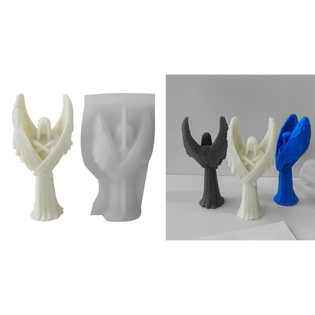 Halloween Goddess Candle Mold for Making Candle Soap Plasters Resin Casting Silicone Mold Non-stick Easy to De-mold