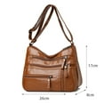 thumbnail image 4 of Stylago Women Crossbody Purse Leather Messenger Shoulder Bags Fashion Soft Medium Tote Top Handle Satchel Gift for Lady Black, 4 of 4