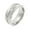 Silver, variant on Men's Stainless Steel Domineering Hip Hop Solitaire Crystal Inlay Round Feather Biker Ring Beveled Edges Gold Size 11