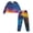 Artistic Nebula Galaxy Print, variant on with Pockets Comfy Nightwear for Sleepwear Lounge, Crewneck 2 Piece Pjs Set with Long Sleeve