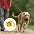 thumbnail image 2 of Unique Bargains 1 Pc Circle Style Pet Leash Scaling Dog Leash for Dog 16.4ft Long Yellow, 2 of 6