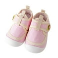 thumbnail image 2 of Siilsaa Baby Walking Shoes Sneakers Breathable Mesh Walking Shoes Hook and Loop Cartoon Non-Slip Rubber Sole Toddler Crib First Walker Shoes Pink,5.5, 2 of 8