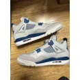 thumbnail image 2 of Ni - ke Size 11: Air Jordan 4 Retro 2024 Military Blue Reimagined FV5029-141 *WORN ONCE*, 2 of 5