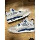 thumbnail image 2 of Ni - ke Size 11: Air Jordan 4 Retro 2024 Military Blue Reimagined FV5029-141 *WORN ONCE*, 2 of 5