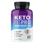 Keto Fit Pro - Advanced Ketosis Weight Loss - Premium Keto Diet Pills - Burn Fat for Energy- 60 Capsules