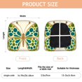 thumbnail image 3 of Butterfly with Circles Pattern Seat Covers for Dining Room Chairs Set Of 4,Stretch Printed Washable Chair Seat Cover with Elastic Ties and Button,Removable Waterproof Couch Cushion Covers, 3 of 6