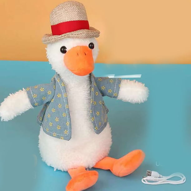 Juguete de pato que canta, juguete de pato que habla, juguete de pato que repite música, juguete de pato que habla, juguete de pato de alta capacidad