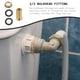 thumbnail image 3 of GOOHOCHY Adaptador de tanque de 2 piezas con conector hembra de 3/8" y macho de 1/2", 3 of 7