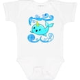 thumbnail image 3 of Inktastic Cute and Playful Narwhal Boys or Girls Baby Bodysuit, 3 of 5