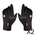 thumbnail image 1 of 2x Guantes Térmicos Guantes s de Completo para Bicicleta al Aire Libre Guante para Hombre Mujer a Prueba de Agua Macarena Guantes térmicos de invierno, 1 of 8