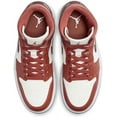 thumbnail image 2 of Women's Jordan 1 Mid Dusty Peach/Night Maroon-Sail (BQ6472 200) - 11.5, 2 of 4