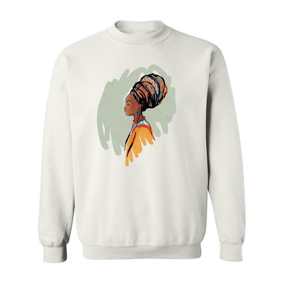 Woman Portrait Profile View
 Sweatshirt Women -Image by Shutterstock, Female Small