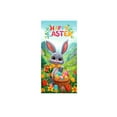thumbnail image 2 of Bfogop Easter Door Cover, Easter Door Decor Bunny Egg Rabbit Hanging Banner Decor Holiday Decor Spring Party Decor for Front Wall Backdrop Indoor Outdoor 71 x 35 Inch, 2 of 2