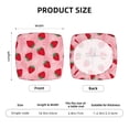 thumbnail image 6 of Fotbe Strawberry Velvet Stretch Couch Cushion Cover Plush Cushion Slipcover for Chair Cushion Furniture Protector Seat Cushion Sofa Cover-16.9in, 6 of 9