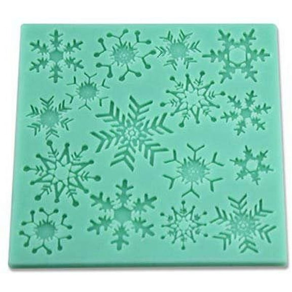 O'Creme Silicone Fondant Mold, Snowflakes