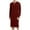 Wine, variant on OGLCCG Men's Long Nightshirt Sleepwear Robe Knee Length Loose Fit Crewneck Long Sleeve Loungewear Comfort Soft Loose Pajama Sleep Shirt