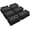 Black 6 Pack, variant on Bed Risers 3 Inch Heavy Duty,Oversized Couch Risers, Extra Wide Furniture Risers for Sofa Table Desk Headboard Chair Lifting,Rectangle Risering Blocks Support 6000 lbs(6 Pack Black)