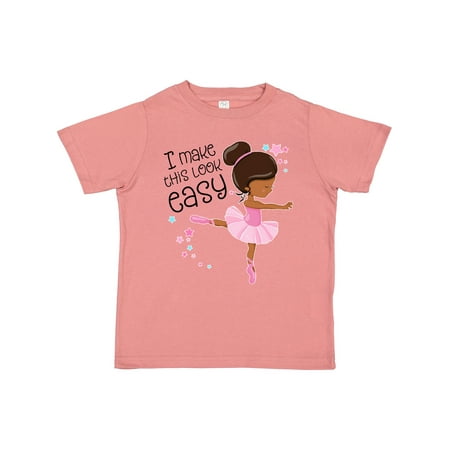 

Inktastic I Make This Look Easy- Ballerina Dancing Gift Toddler Boy or Toddler Girl T-Shirt