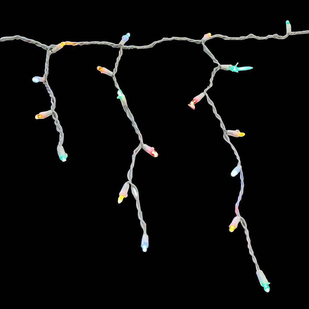 Home Accents Holiday 200Light MultiColor LED Dome Icicle Light Set