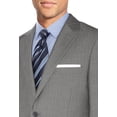 thumbnail image 4 of se salvatore exte men's two button modern fit suit set, striped gray, 46 regular us/56r eu/w 40", 4 of 6