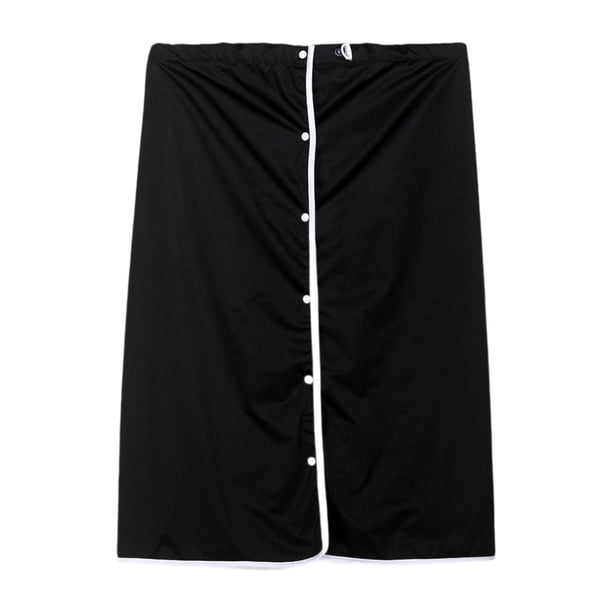 Almohadilla de cama de incontinencia portátil, falda para el pañal de adultos con la cama de cama reutilizable a prueba de fugas para ancianos para Black XL