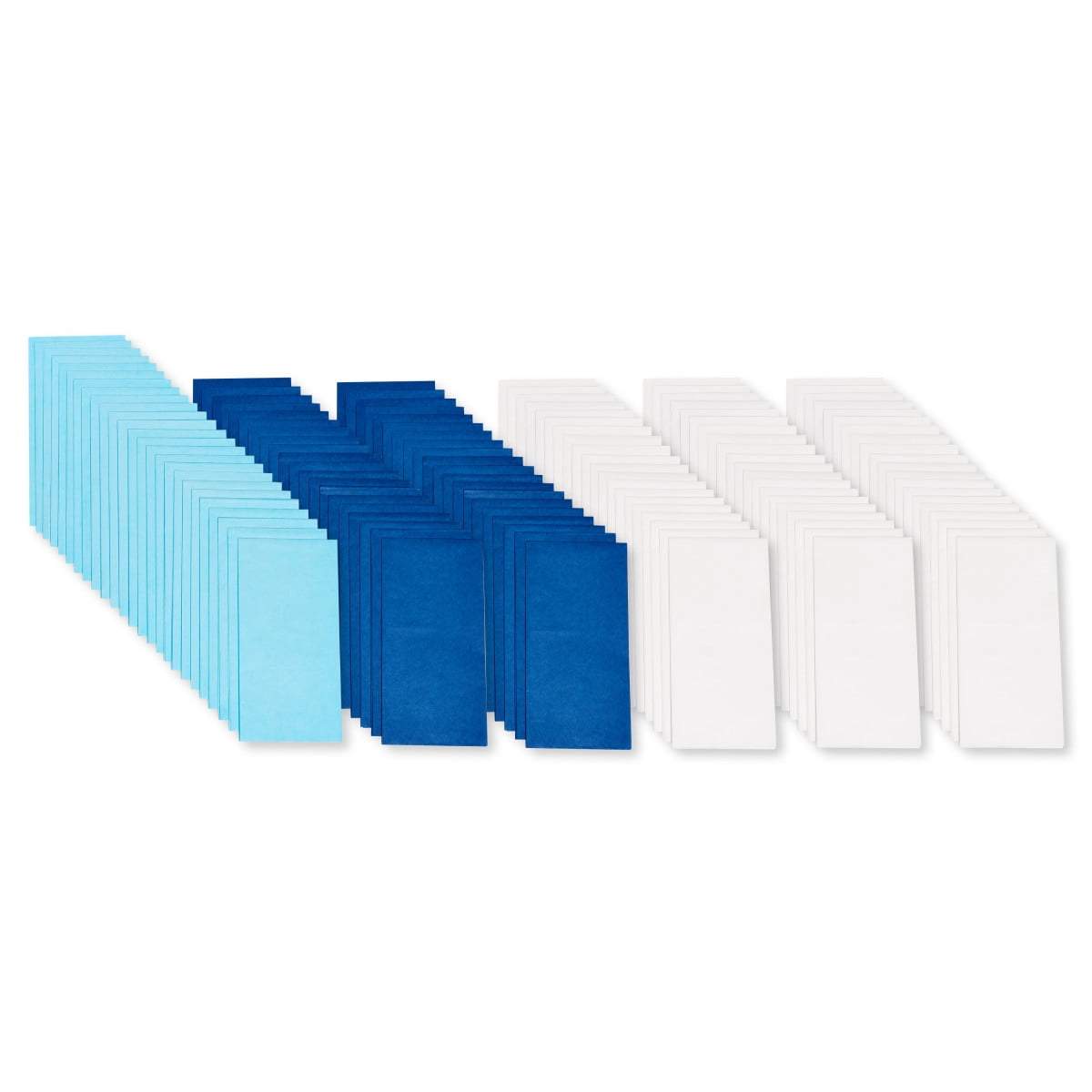 American Greetings 125 Sheets 20 in. x. 20 in. Bulk Tissue Paper (White and Blue) for Christmas, Hanukkah, Holidays, Birthdays and All Occasions