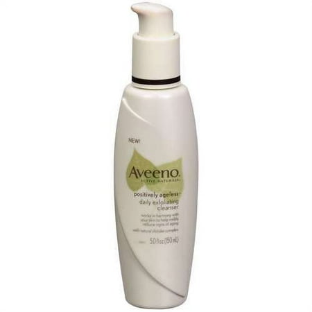 AVEENO Active Naturals Positively Ageless Daily Exfoliating Cleanser 5 oz