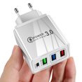 thumbnail image 4 of Viaje portátil 3 USB Cargador rápido 3.1A Carga rápida PD Tipo-C Wall Power Hugtrwg Para estrenar, 4 of 6