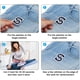 thumbnail image 4 of Uxcell Letras J Parches Negros de Planchar Letras J Parches Bordados para Ropa, Paquete de 9, 4 of 7