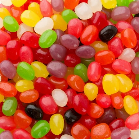 Just Born Bulk Jelly Beans - Fruit Flavored Clear Bag 1lb